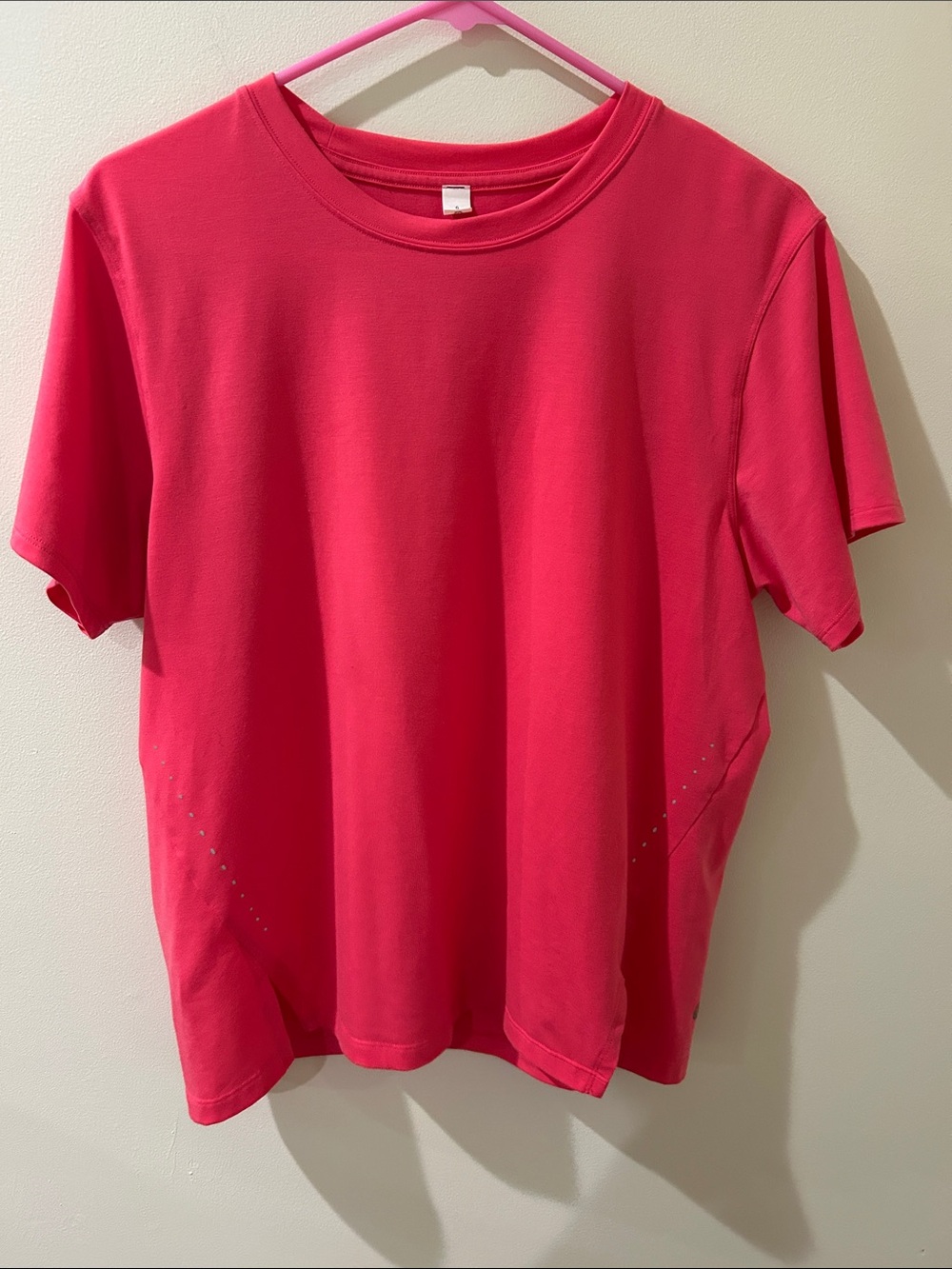 lululemon athletica Hot Pink Short Sleeve Athletic Tee